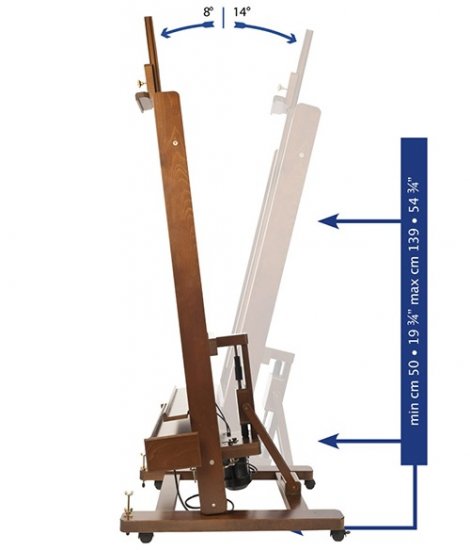 Mabef Electric Studio Easel M01 - Click Image to Close