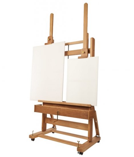 Mabef Studio Easel M02 with Crank - Click Image to Close