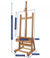 Mabef Studio Easel M04 with Crank