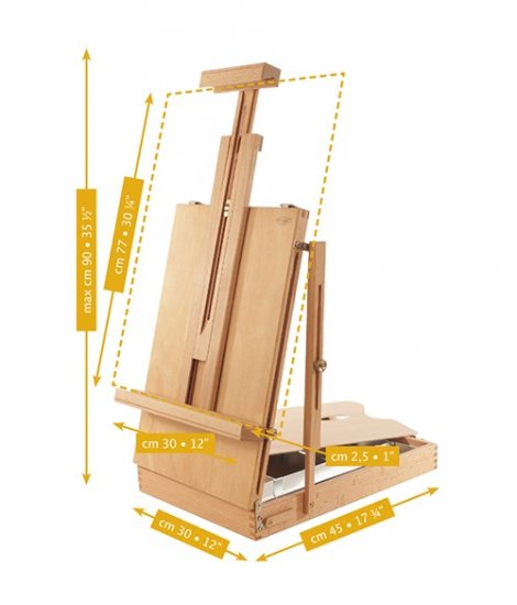 Mabef M24 Table Sketchbox Easel - Click Image to Close