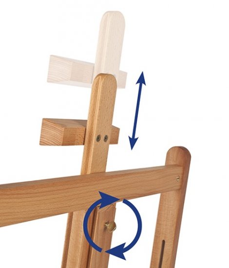Mabef Convertible Easel M33 - Click Image to Close