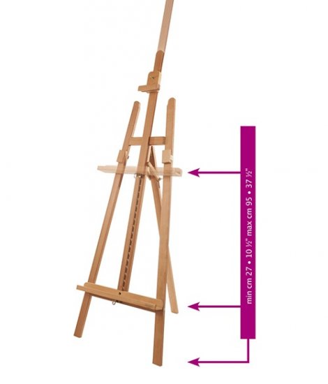 Mabef Basic Lyre Easel M13 - Click Image to Close