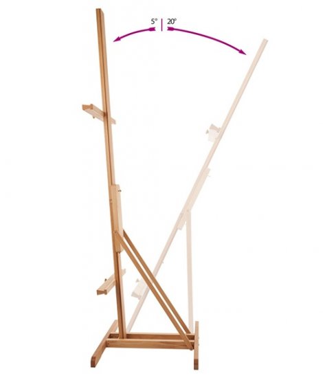 Mabef Convertible Easel M25 - Click Image to Close