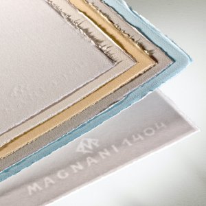 Magnani 1404 Pescia Light Blue 300gsm Cotton Rag (56x76cm)