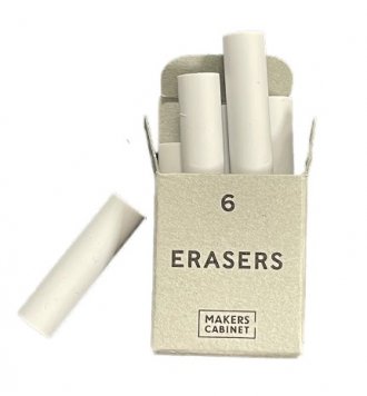 Makers Cabinet Ferrule Eraser Refills