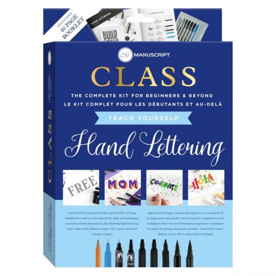Manuscript Class Teach Yourself Hand Lettering Kit - Click Image to Close