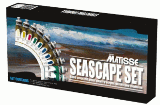 Matisse Structure Acrylic Set Seascapes Colours