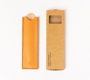 Makers Cabinet Stria Ruler Leather Sheath