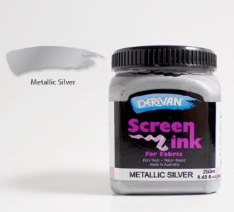Silver Screen Ink Derivan (Fabric) 250ml