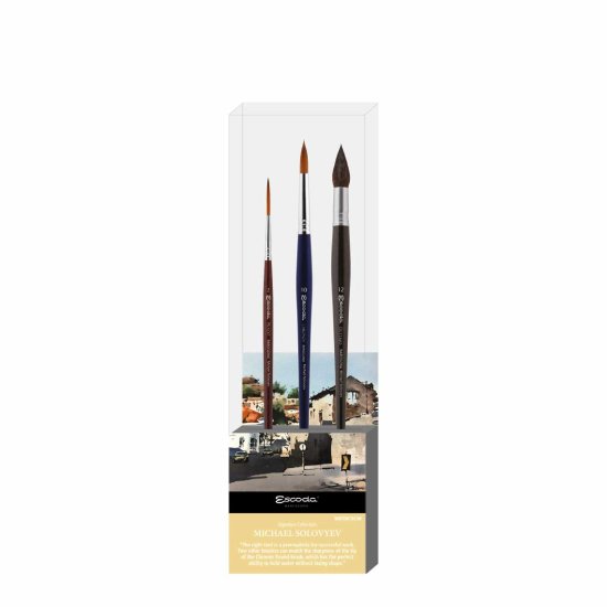 Michael Solovyez Escoda Brush Set 1 8623 - Click Image to Close