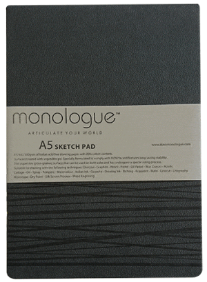 Monologue Sketch Pad Grey A5 Monologue Sketch Pad Grey A5