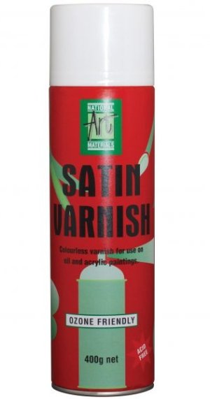 NAM Satin Varnish Spray 400g  NAM Satin Varnish Spray 400g