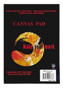 Neef Canvas Pad 12oz Cotton Primed A4