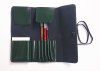 Neef Leather Brush Wallet Green