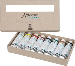 Schmincke Norma Blue Set 8 x 35ml Tubes