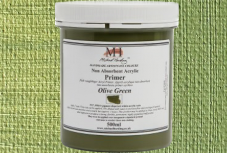 Non Absorbent Acrylic Primer MH Olive Green 500ml