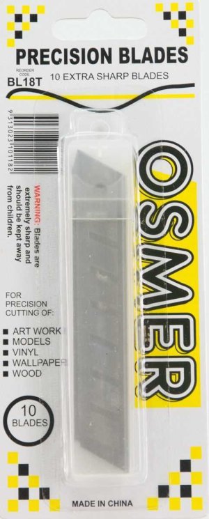 Osmer Snap Off Blades Large 10pk  Osmer Snap Off Blades Large 10pk