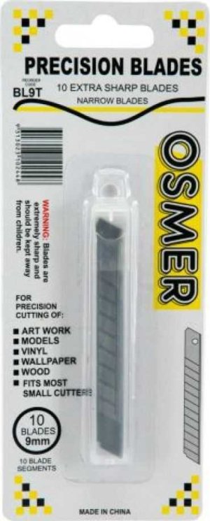 Osmer Snap Off Blades Small 10pk  Osmer Snap Off Blades Small 10pk