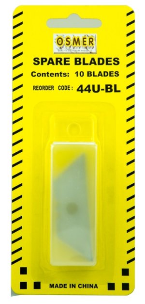 Osmer Trapezoid Utility Blades 10pk  Osmer Trapezoid Utility Blades 10pk