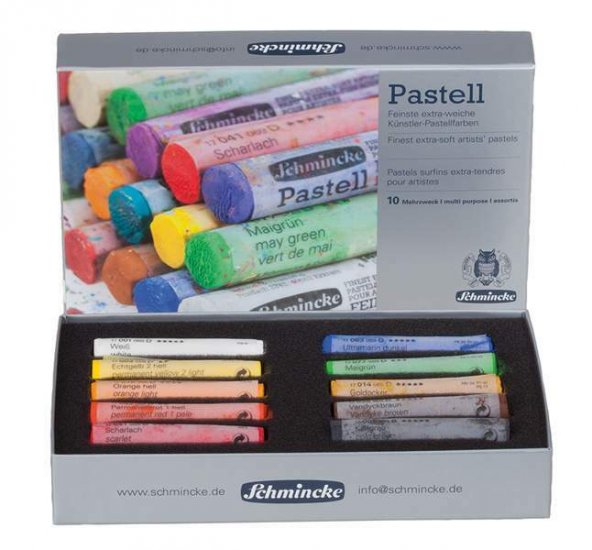 Schmincke Extra Soft Pastel Set 10 - Click Image to Close