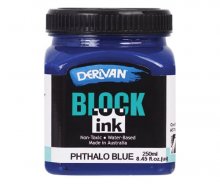 Derivan Block Ink Phthalo Blue 250ml