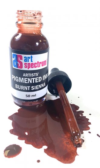 Burnt Sienna As Pigmented Ink 50ml - Click Image to Close