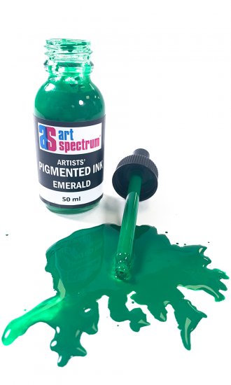Emerald As Pigmented Ink 50ml - Click Image to Close