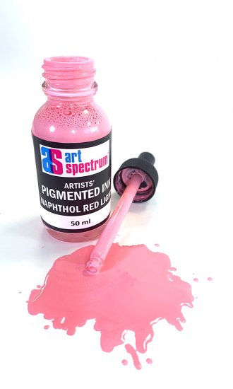 Napthol Red Light As Pigmented Ink 500ml - Click Image to Close
