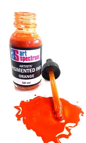 Orange As Pigmented Ink 500ml Orange As Pigmented Ink 500ml