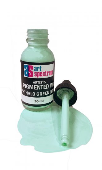 Phthalo Green Light As Pigmented Ink 500ml - Click Image to Close