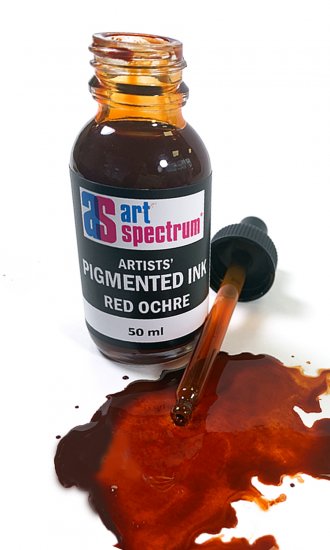 Red Ochre As Pigmented Ink 500ml - Click Image to Close