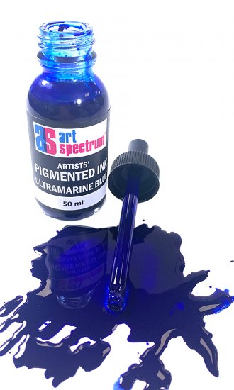 Ultramarine Blue As Pigmented Ink 50ml - Click Image to Close