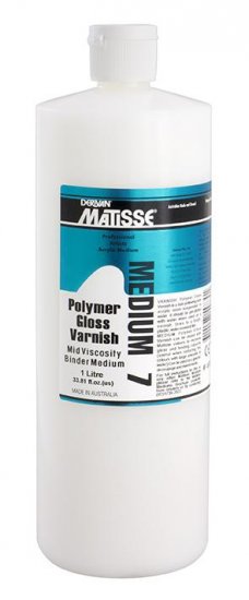 Polymer Gloss Varnish MM7 Matisse 1lt - Click Image to Close