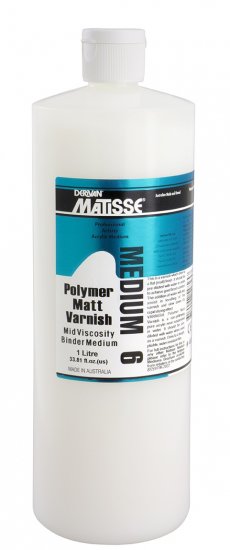 Polymer Matt Varnish MM6 Matisse 1lt - Click Image to Close