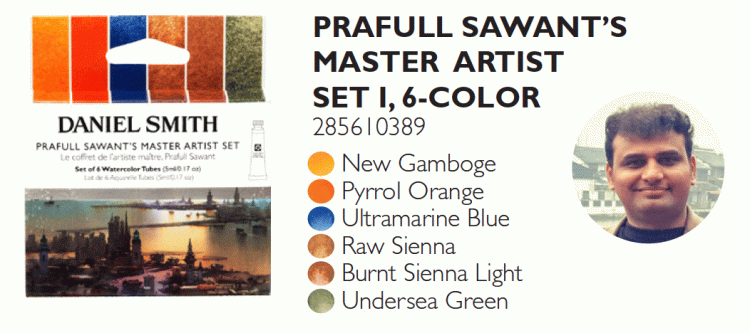 DANIEL SMITH Prafull Sawant Master Set 6x5ml Tubes - Click Image to Close