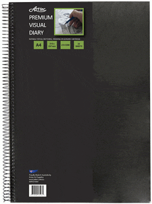 Arttec Visual Diary A6 210gsm