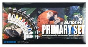 Matisse Structure Acrylic Set Primary Colours