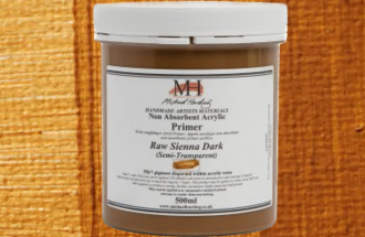 Non Absorbent Acrylic Primer MH Raw Sienna Dark 500ml