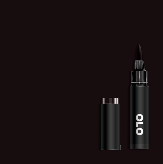 OLO Brush RK Red Black - Click Image to Close