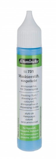 Schmincke Blue Masking Fluid 25ml - Click Image to Close