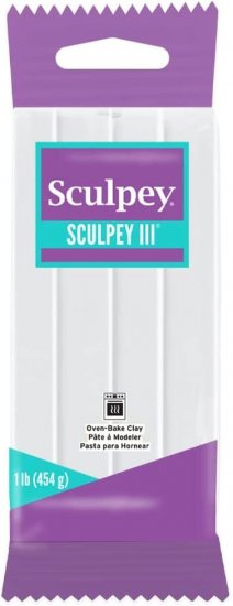 Sculpey III White 454g - Click Image to Close