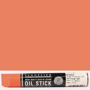 Red Orange Light Sennelier Paint Stick Regular S2