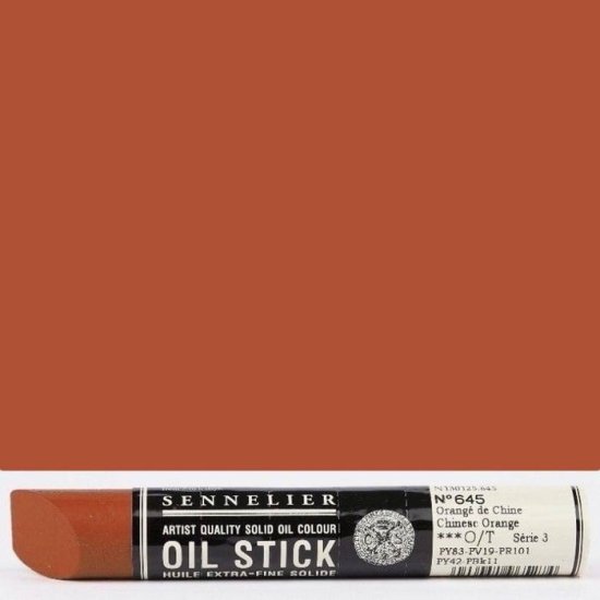 Chinese Orange Sennelier Paint Stick Regular S3 - Click Image to Close