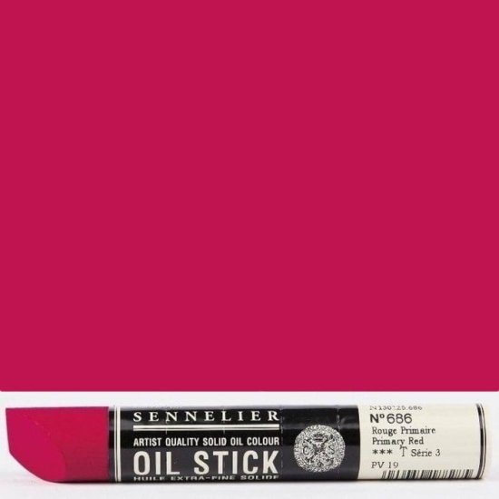 Primary Red Sennelier Paint Stick Large 96ml S1 - Click Image to Close