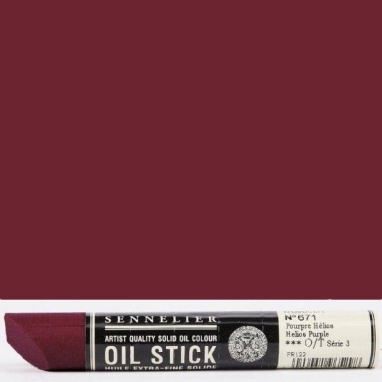 Helios Purple Sennelier Paint Stick Regular S3 - Click Image to Close