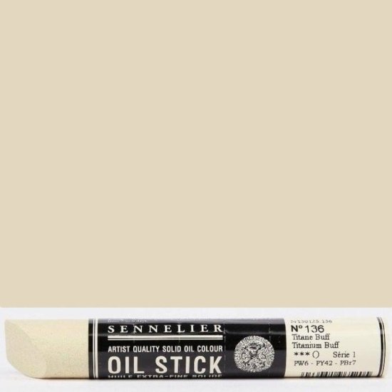 Titanium Buff Sennelier Paint Stick Large 96ml S1 - Click Image to Close