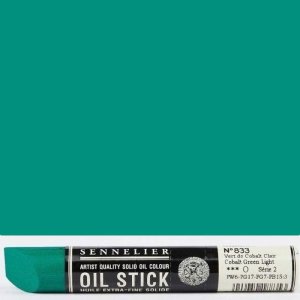 Cobalt Green Light Sennelier Paint Stick Regular S2