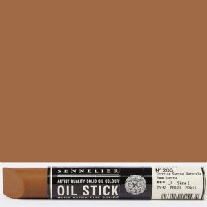 Raw Sienna Sennelier Paint Stick Regular S1