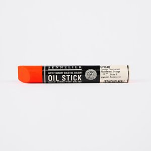 Neon Orange Sennelier Paint Stick Regular S3