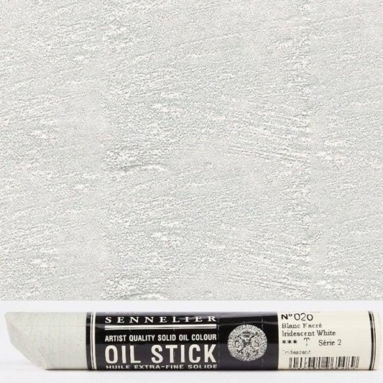 Pearly White Sennelier Paint Stick Regular S2 - Click Image to Close
